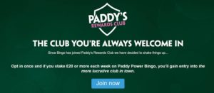 Paddy Power Bingo Club