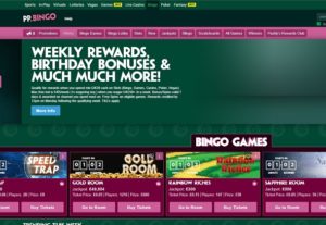 Paddy Power Bingo Homepage