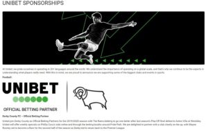 Unibet Casino Sponsorships