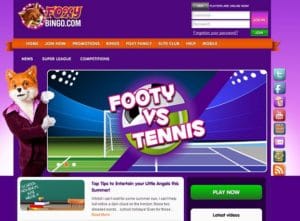 Foxy Bingo Homepage