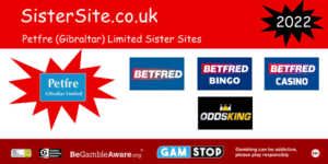 Petfre Gibraltar Sister Sites