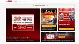 Sky Vegas Website