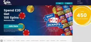 Spin Casino Website