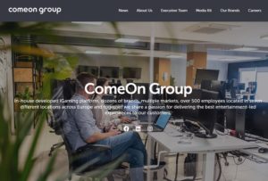 ComeOn Group Website