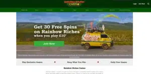 Jackpotjoy sister sites Rainbow Riches Casino