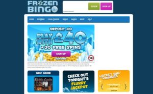 Merkur Slots sister sites Frozen Bingo
