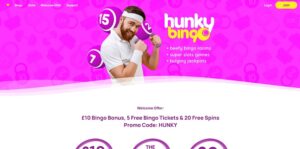 Hunky Bingo Website