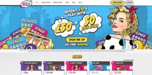 Blast Off Bingo sister sites Wink Bingo