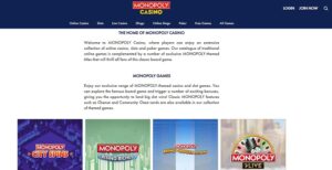 Megaways Casino sister sites Monopoly Casino