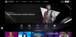 Platinum Casino Website