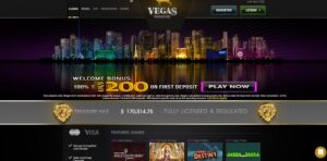 Vegas Paradise Website