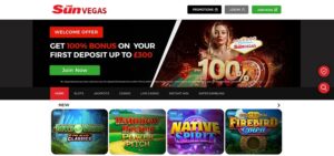 Sun Bingo sister sites Sun Vegas