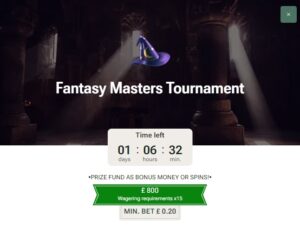 Dr Bet Fantasy Masters Tournament