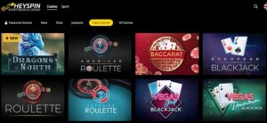 HeySpin Roulette Games