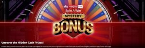 Sky Vegas Mystery Bonus