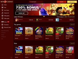 Box24 Casino sister sites homepage
