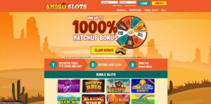 Amigo Slots sister sites homepage