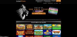 Lion Wins sister sites homepage