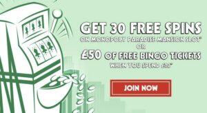 Monopoly Casino Welcome Promotion