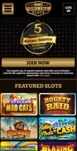 New Online Slots mobile screenshot