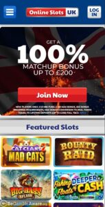 Online Slots UK mobile screenshot