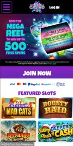 Pay By Mobile Casino mobile screenshot
