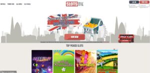 Slots UK sister sites homepage