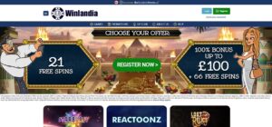 Winlandia sister sites homepage