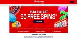 Bally Casino sister sites homepage