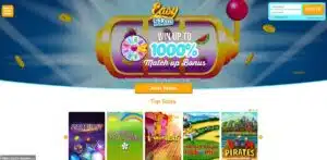 Easy Slots sister sites homepage