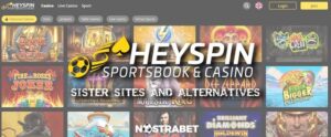 HeySpin Sister Sites NostraBet