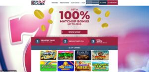 UK Slot Games sister sites homepage