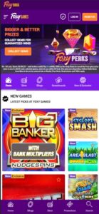 Foxy Games mobile screenshot
