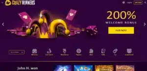 Avantgarde Casino sister sites Crazywinners