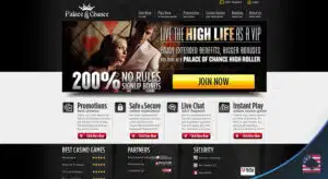 Dreams Casino sister sites Palace of Chance