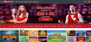 Red Casino sister sites homepage