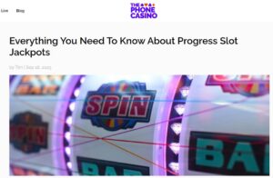 The Phone Casino Progressive Jackpots