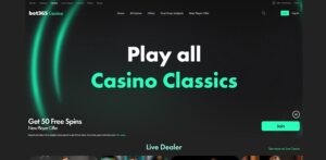 Bet365 Casino sister sites homepage