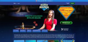 Jackpot Star sister sites Euro Mania