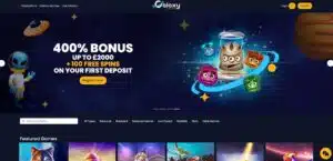 Galaxy Spins sister sites homepage