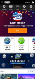 Jackpot.com Mobile Screenshot