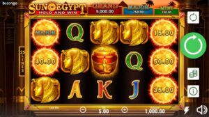 Ocean Breeze Casino Sun of Egypt slot