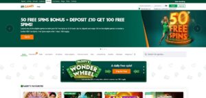 Paddy Power Games  sister sites homepage