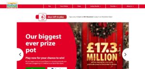 Postcode Lottery sister sites homepage