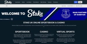 Stake Casino Homepage