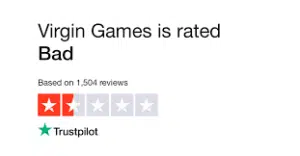 Virgin Games Trustpilot