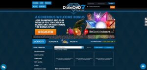Captain Spins sister sites Diamond 7 Casino