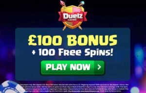 Duelz Casino Welcome Bonus
