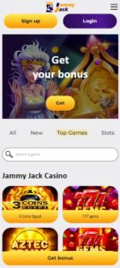Jammy Jack mobile screenshot