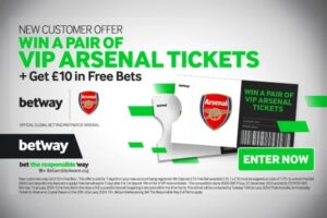 Betway Arsenal vs Palace Offer